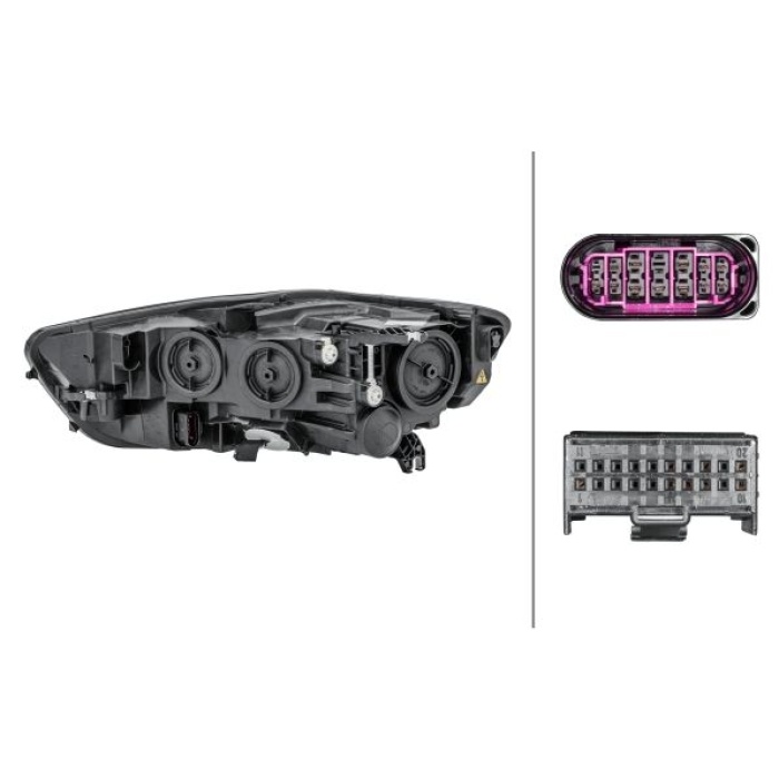 Audi A6 2010-2018 Arası 2.8 FSI, 2.0 TDI, 3.0 TDI, 2.0 TFSI, 3.0 TDI quattro, 2.8 FSI quattro Sağ Xenon Hella Marka Far