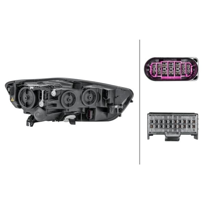 Audi A6 2010-2018 Arası 2.8 FSI, 2.0 TDI, 3.0 TDI, 2.0 TFSI, 3.0 TDI quattro, 2.8 FSI quattro Sol Xenon Hella Marka Far