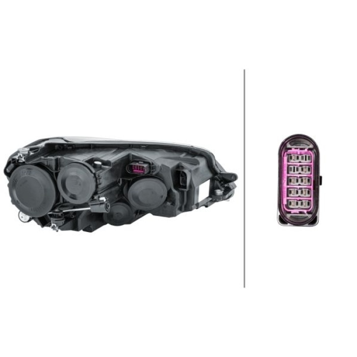 Volkswagen Golf 2012-2017 Arası 1.4 TSI, 1.2 TSI, 1.4 TGI CNG, 1.6 TDI, 2.0 TDI, 1.6 TDI 4motion, 2.0 TDI 4motion Sol Hella Marka Far