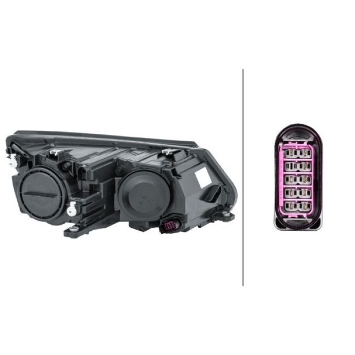 Volkswagen Tiguan 2007-2018 Arası 1.4 TSI, 2.0 TDI 4motion, 2.0 TSI 4motion, 2.0 TFSI 4motion, 1.4 TSI 4motion Sol Hella Marka Far