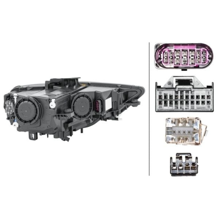 Audi A3 2012-2020 Arası 2.0 TDI quattro, 2.0 TDI, 1.6 TDI, S3 quattro, 1.2 TFSI, 1.4 TFSI Sol Xenon Hella Marka Far