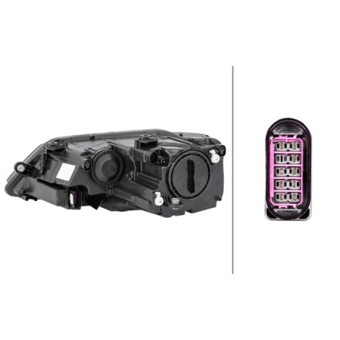 Volkswagen Jetta 2008-2012 Arası 1.6 TDI, 2.0 TDI, 2.5, 2.0 TFSI, 2.0, 1.4 TSI, 1.2 TSI Sağ Hella Marka Far