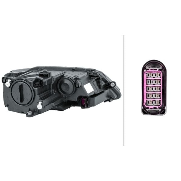 Volkswagen Jetta 2008-2012 Arası 1.6 TDI, 2.0 TDI, 2.5, 2.0 TFSI, 2.0, 1.4 TSI, 1.2 TSI Sol Hella Marka Far