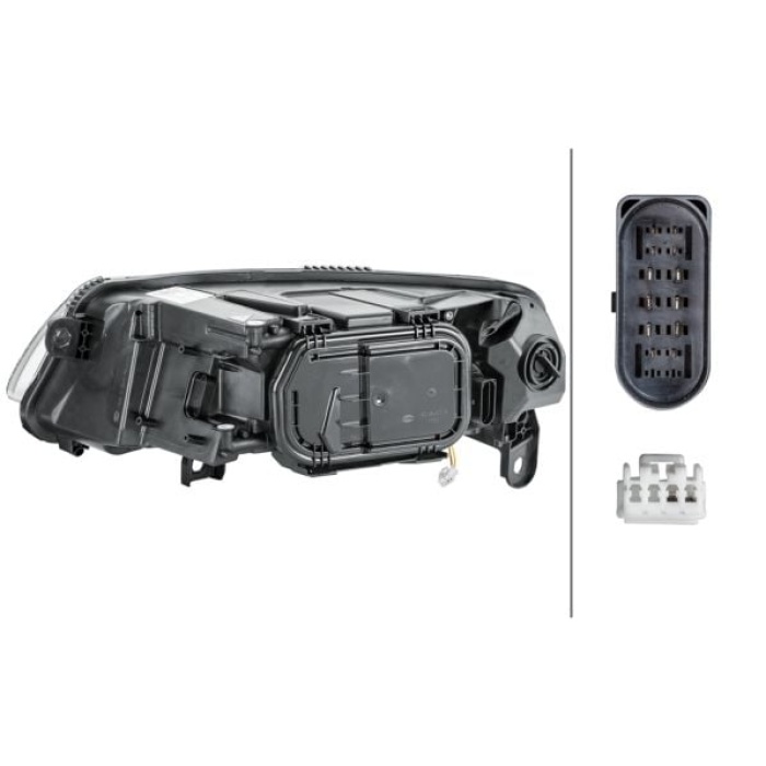 Audi A6 2004-2011 Arası 3.0 TDI quattro, 3.2 FSI, 2.7 TDI, 3.2 FSI quattro, 2.0 TDI, 3.0 TFSI quattro Sağ Hella Marka Far