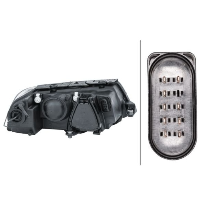 Volkswagen Passat 2000-2005 Arası 1.6, 1.9 TDI, 2.3 V5, 2.3 VR5, 2.0 Sol Sinyallili Motorlu Ampullu Hella Marka Far