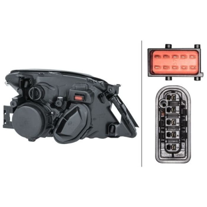 Opel Vectra 2002-2009 Arası 2.2 16V, 1.8 16V, 2.0 DTI 16V, 2.2 DTI 16V, 3.2 V6 Sol Xenon Hella Marka Far