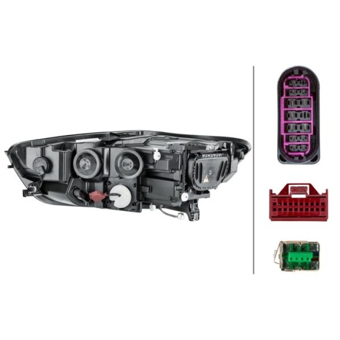 Audi A6 2010-2018 Arası 2.8 FSI, 3.0 TFSI quattro, 3.0 TDI, 2.0 TDI, 3.0 TDI quattro, 2.8 FSI quattro, 2.0 TFSI Sağ Hella Marka Far