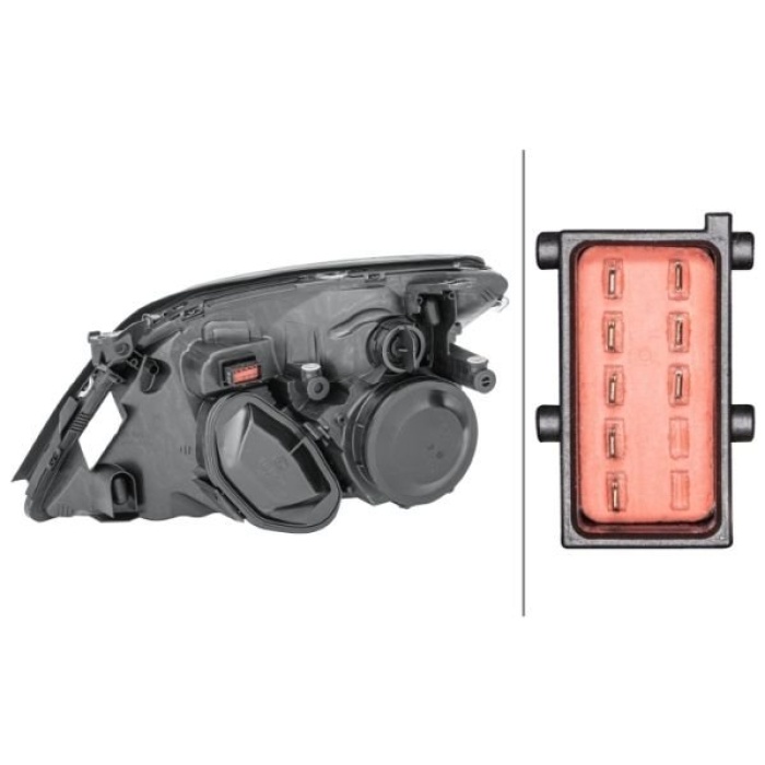 Opel Vectra 2002-2009 Arası 2.2 16V, 1.8 16V, 2.0 DTI 16V, 2.2 DTI 16V, 3.2 V6 Sağ Hella Marka Far