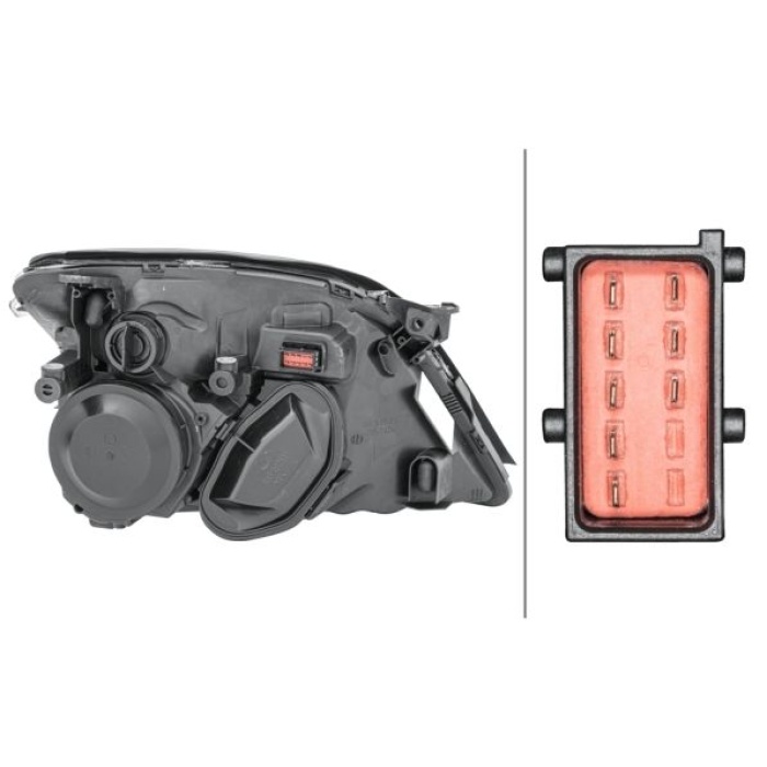 Opel Vectra 2002-2009 Arası 2.2 16V, 1.8 16V, 2.0 DTI 16V, 2.2 DTI 16V, 3.2 V6 Sol Hella Marka Far