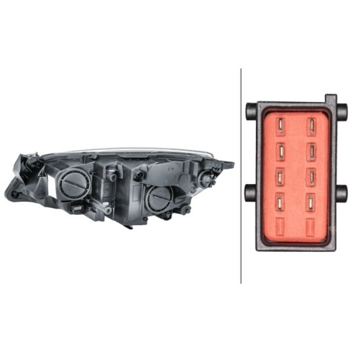 Opel Astra 2010-2015 Arası 1.4, 1.7 CDTI, 1.3 CDTI, 1.6, 1.6 Turbo, 1.4 Turbo, 2.0 CDTI Sağ Hella Marka Far