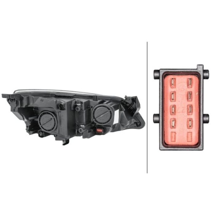 Opel Astra 2010-2015 Arası 1.4, 1.7 CDTI, 1.3 CDTI, 1.6, 1.6 Turbo, 1.4 Turbo, 2.0 CDTI Sol Hella Marka Far