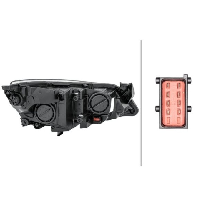 Opel Astra 2010-2015 Arası 1.4, 1.7 CDTI, 1.3 CDTI, 1.6, 1.6 Turbo, 1.4 Turbo, 2.0 CDTI Sol Krom Hella Marka Far