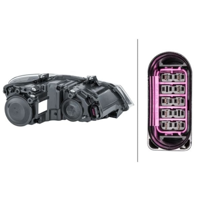 Volkswagen Polo 2009-2013 Arası 1.6 TDI, 1.2 TSI, 1.2, 1.2 TDI, 1.4 TSI, 1.6 BiFuel, 2.0 R WRC Sol Hella Marka Far