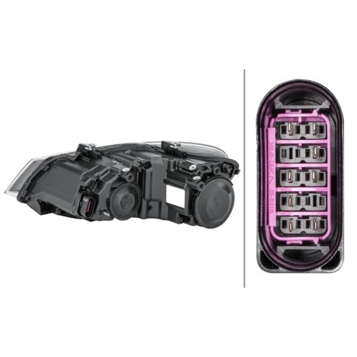 Volkswagen Polo 2009-2013 Arası 1.6 TDI, 1.2 TSI, 1.4, 1.2, 1.6 BiFuel, 1.4 BiFuel Sağ Elektrikli Hella Marka Far