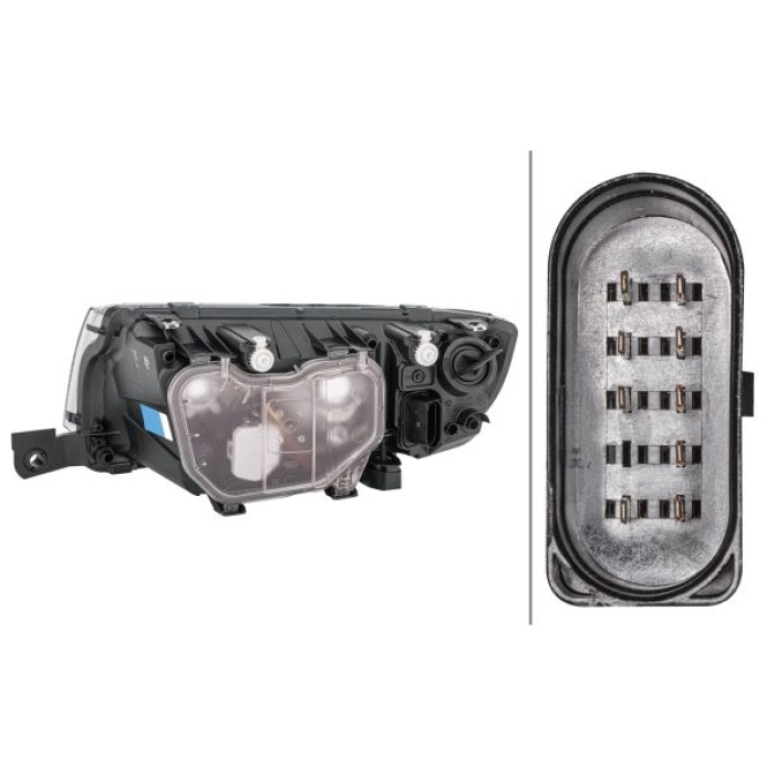 Skoda Fabia 1999-2008 Arası 1.4 16V, 1.9 SDI, 1.4, 1.9 TDI, 1.0 Sağ Elektrikli, Krom Hella Marka Far