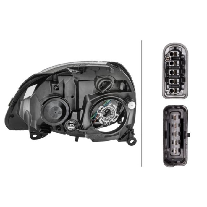 Renault Clio 1998-2016 Arası 1.2, 1.4 16V, 2.0 16V Sport, 1.6 16V, 1.4, 1.6, 1.9 D Sağ Sinyalli Hella Marka Far