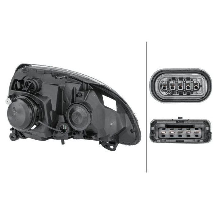 Renault Clio 1998-2016 Arası 1.2, 1.4 16V, 2.0 16V Sport, 1.6 16V, 1.4, 1.6, 1.9 D Sol Sinyalli Hella Marka Far