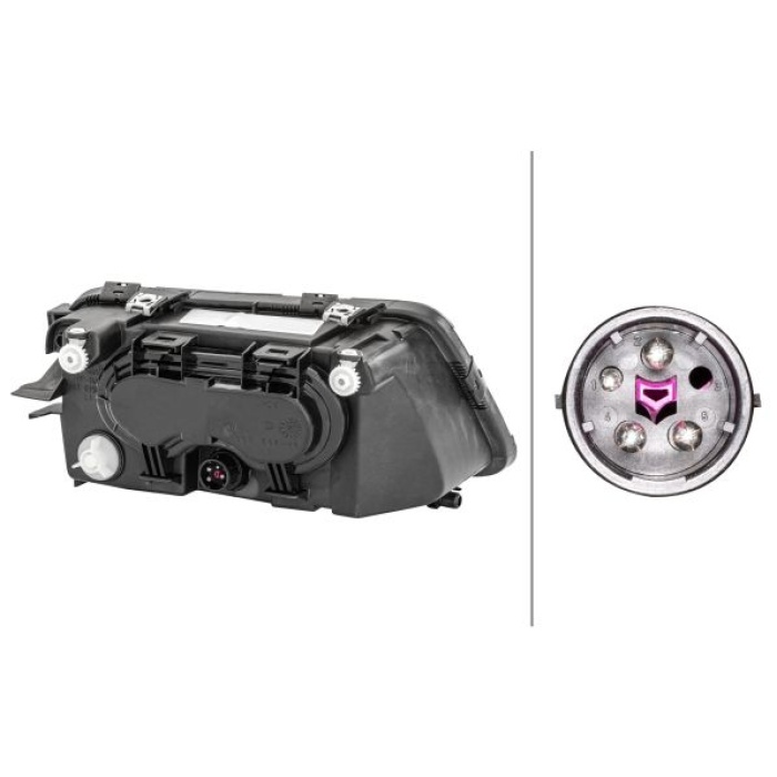 Audi A3 1996-2006 Arası 1.8 T, 1.9 TDI, 1.8 T quattro, 1.8, 1.6 Sol Hella Marka Far