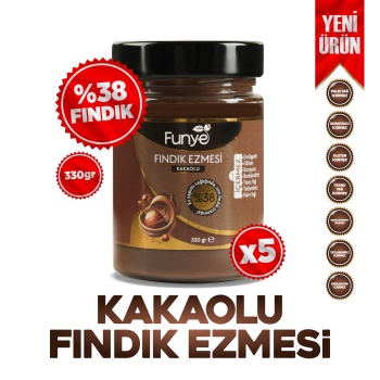 Kakaolu Fındık Ezmesi 330g x 5 Adet