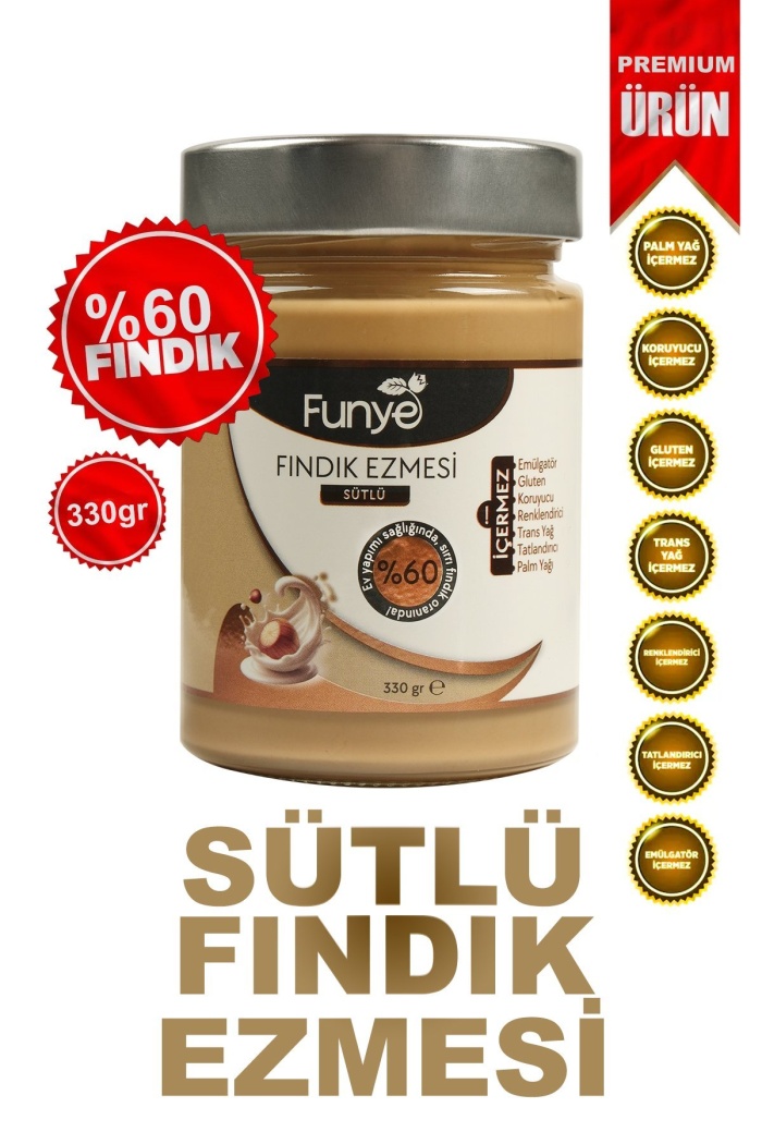 Sütlü Fındık Ezmesi - (330 gr)