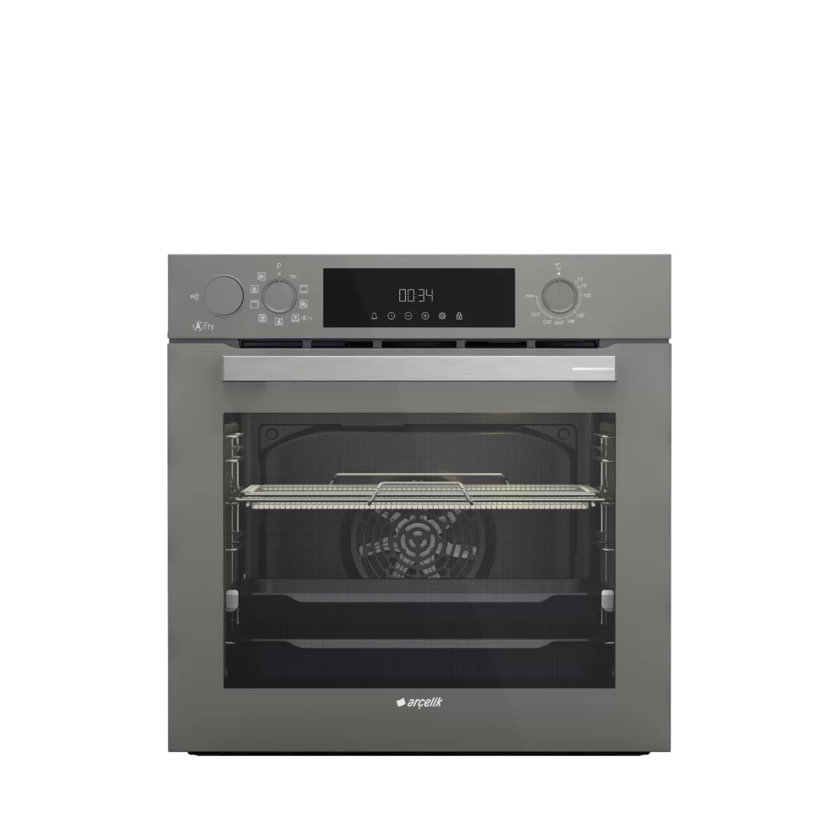 ARÇELİK AFC 361 G Fibona Serisi Ankastre Multifonksiyon Fırın AFry Buhar Destekli Fırın