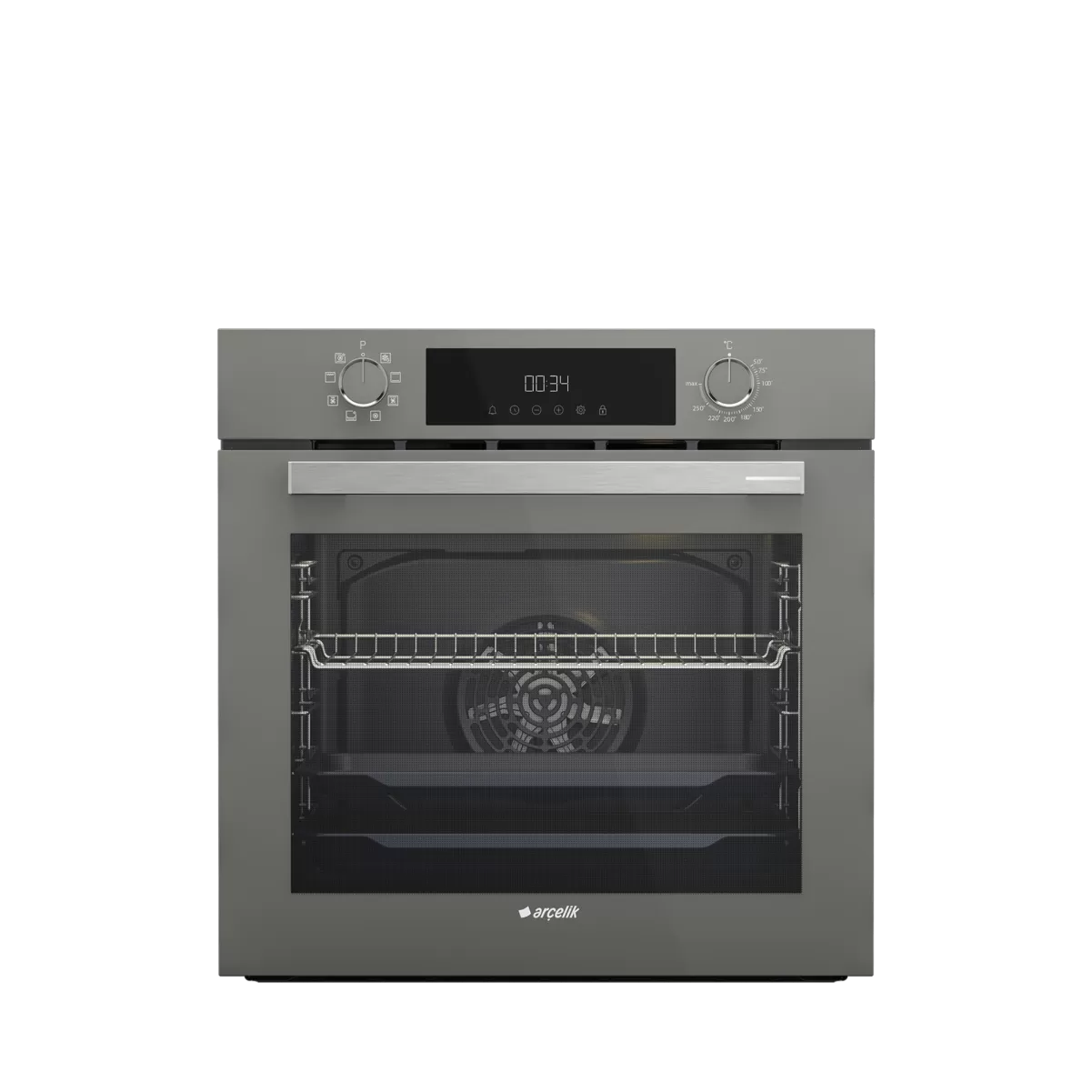 ARÇELİK AFC 340 G Fibona Serisi Ankastre Multifonksiyon Fırın Buhar Destekli Fırın