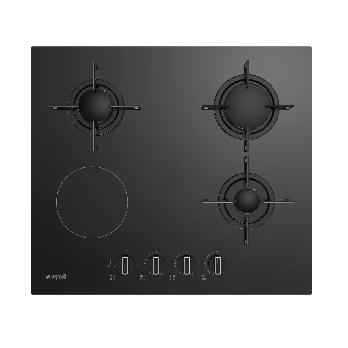 ARÇELİK OXD T 602 ES Fibona Serisi Gazlı Cam Tablalı Ocak