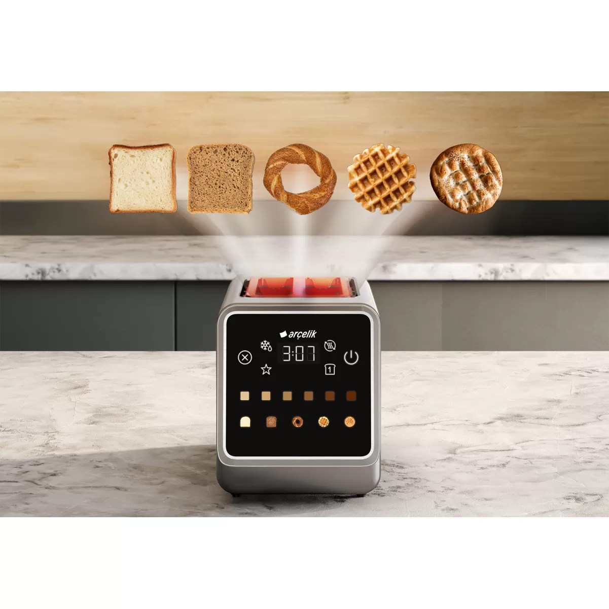 ARÇELİK EK 6521 Ekmek Kızartma Makinesi