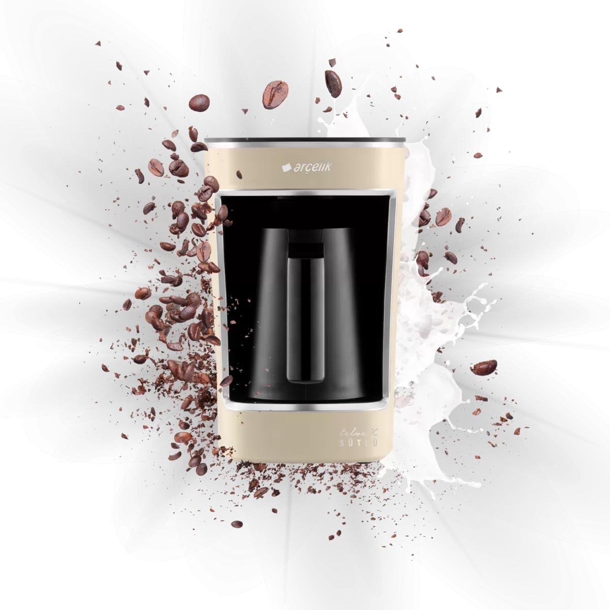 ARÇELİK TKM 6448 Telve-X Sütlü Türk Kahve Makinesi