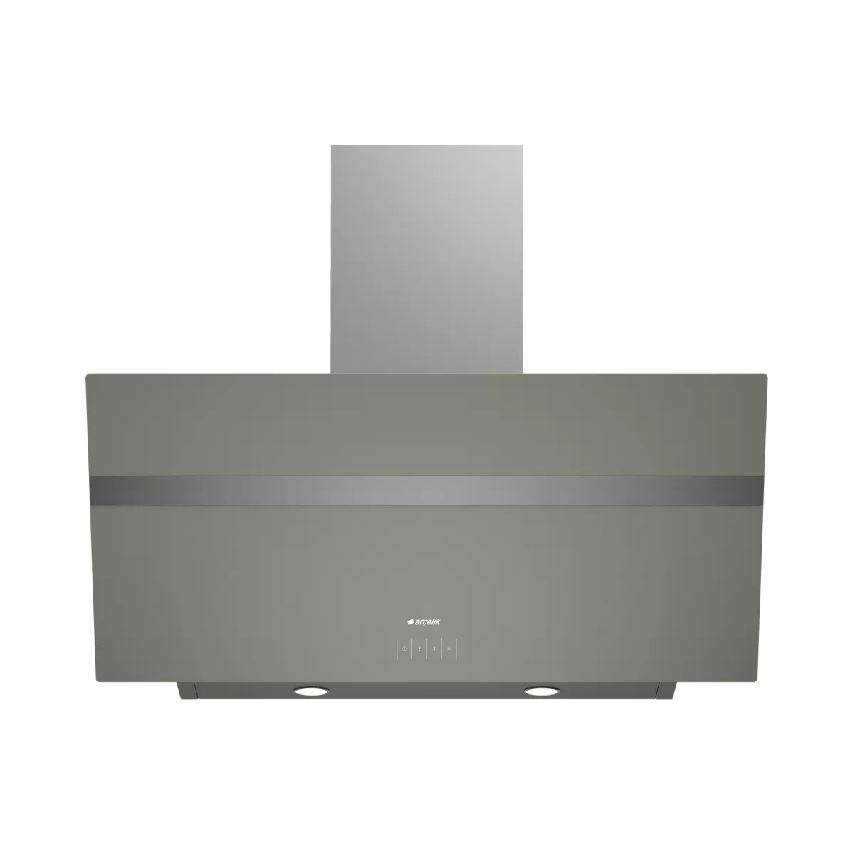 ARÇELİK P 19 YCG Grion (Gri Cam) Ankastre Duvar Tipi Davlumbaz