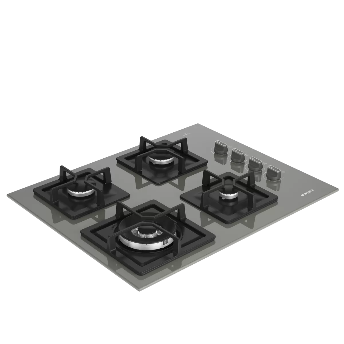 ARÇELİK OCD K 651 DWG Fibona Serisi Gazlı Cam Tablalı Ocak