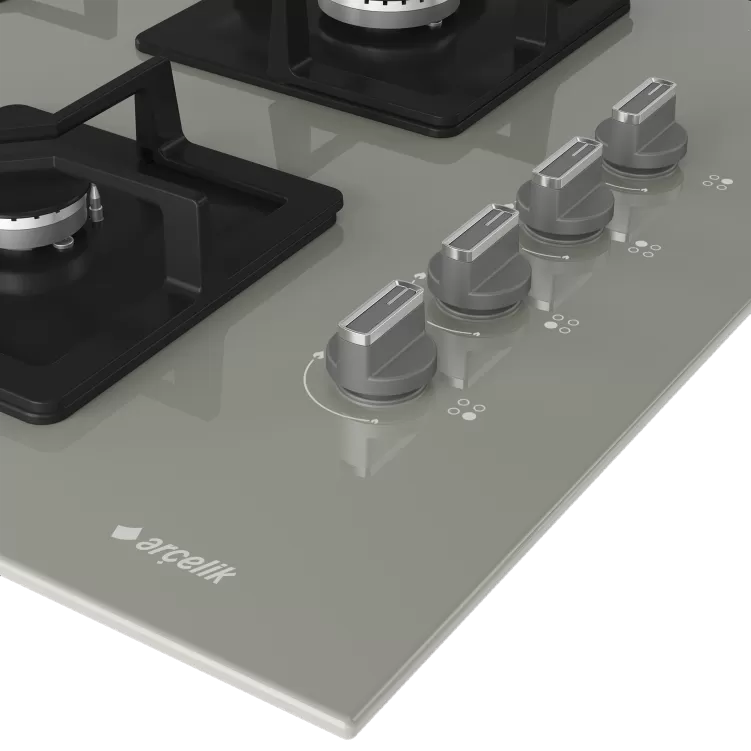 ARÇELİK OCD K 651 DWG Fibona Serisi Gazlı Cam Tablalı Ocak