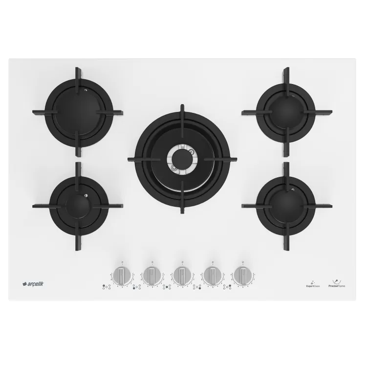 ARÇELİK OCDT 752 DWKB Fibona Serisi Gazlı Cam Tablalı Ocak