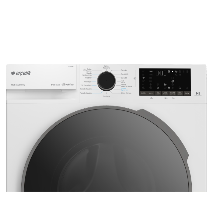 ARÇELİK 1070 YKMX I Kurutmalı Çamaşır Makinesi