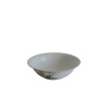 Blossoms Modern Gold Krem 23 Cm Büyük Boy Porselen Salata Kasesi Sunum Servis Tabağı
