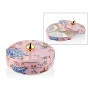 Floral Pink 7 Parça Porselen Kahvaltı Seti, Çerezlik ve Sunumluk 20 Cm
