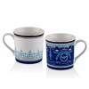 Porselen Blue Banube 2li Kupa Seti 9cm