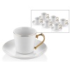 Limoges Gold 6lı Yaldızlı Kahve Fincanı Takımı
