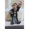 Cübbeli Erkek Avukat Figürlü Dekoratif Biblo 18cm