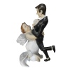 Polyester Gelin Damat Biblo Obje Damat Kucakta 21cm