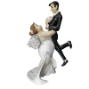 Polyester Gelin Damat Biblo Obje Damat Kucakta 21cm