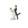 Polyester Gelin Damat Biblo Obje Damat Kucakta 16cm