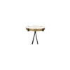 Metal Rani Gold  Tripot Yan Sehpa Zigon 40x70cm