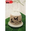 Lima Porselen T Light Mumluk Kelebekli 12cm Bz0087