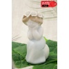 Lima Porselen Mavi Düşenceli Melek Biblo 14cm