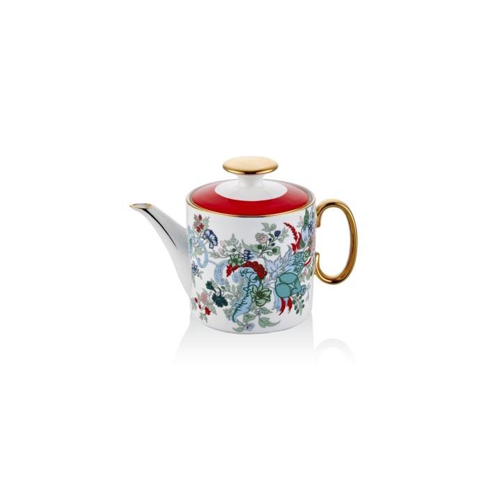 Scarlet Porselen Demlik Teapot Çaydanlık