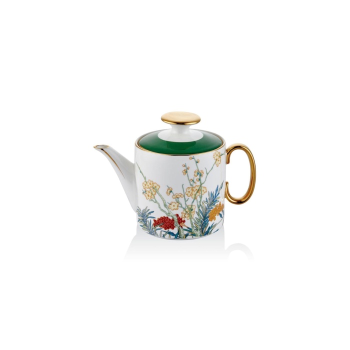 Blossoms Porselen Demlik Teapot Çaydanlık