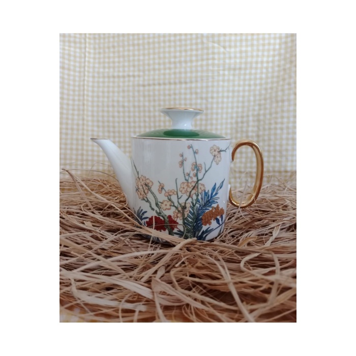 Blossoms Porselen Demlik Teapot Çaydanlık