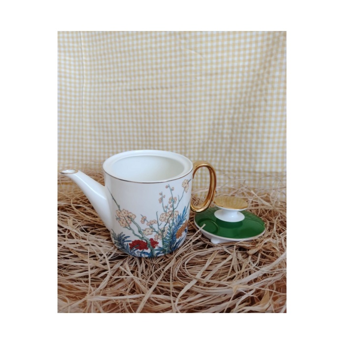 Blossoms Porselen Demlik Teapot Çaydanlık
