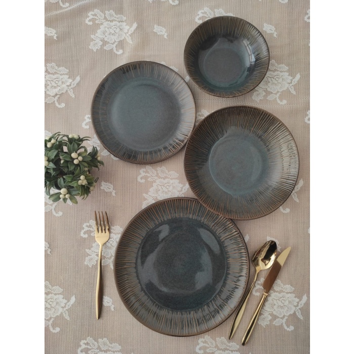 Zenith Maar Porselen 24 Parça 6 Kişilik Yemek Takımı